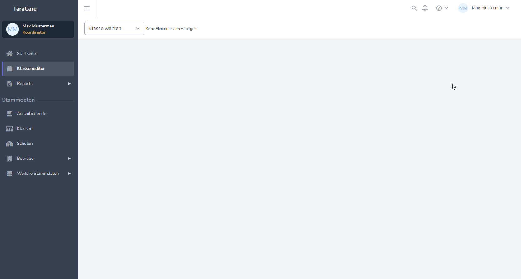 Animation des Kontaktformulars